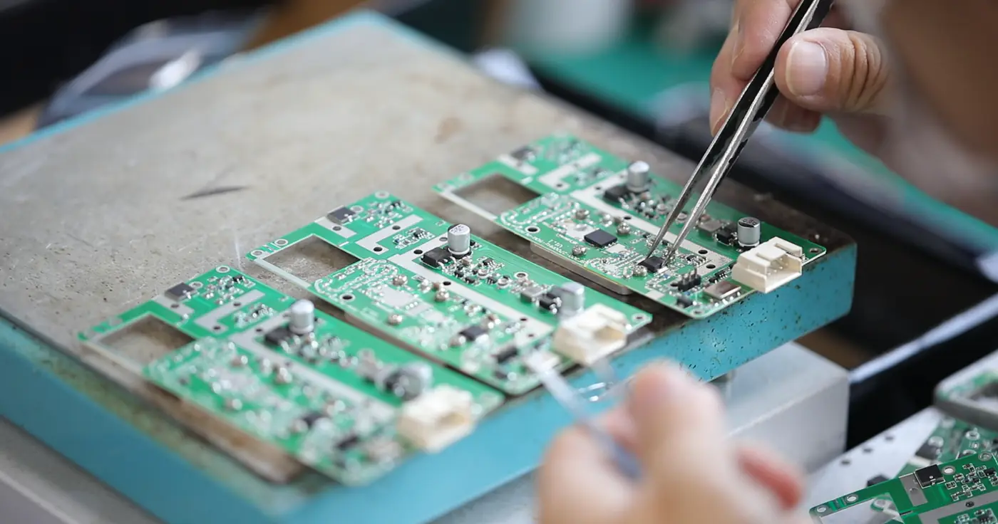 Assemblaggio di schede per moduli RF nell&rsquo;officina JianHong